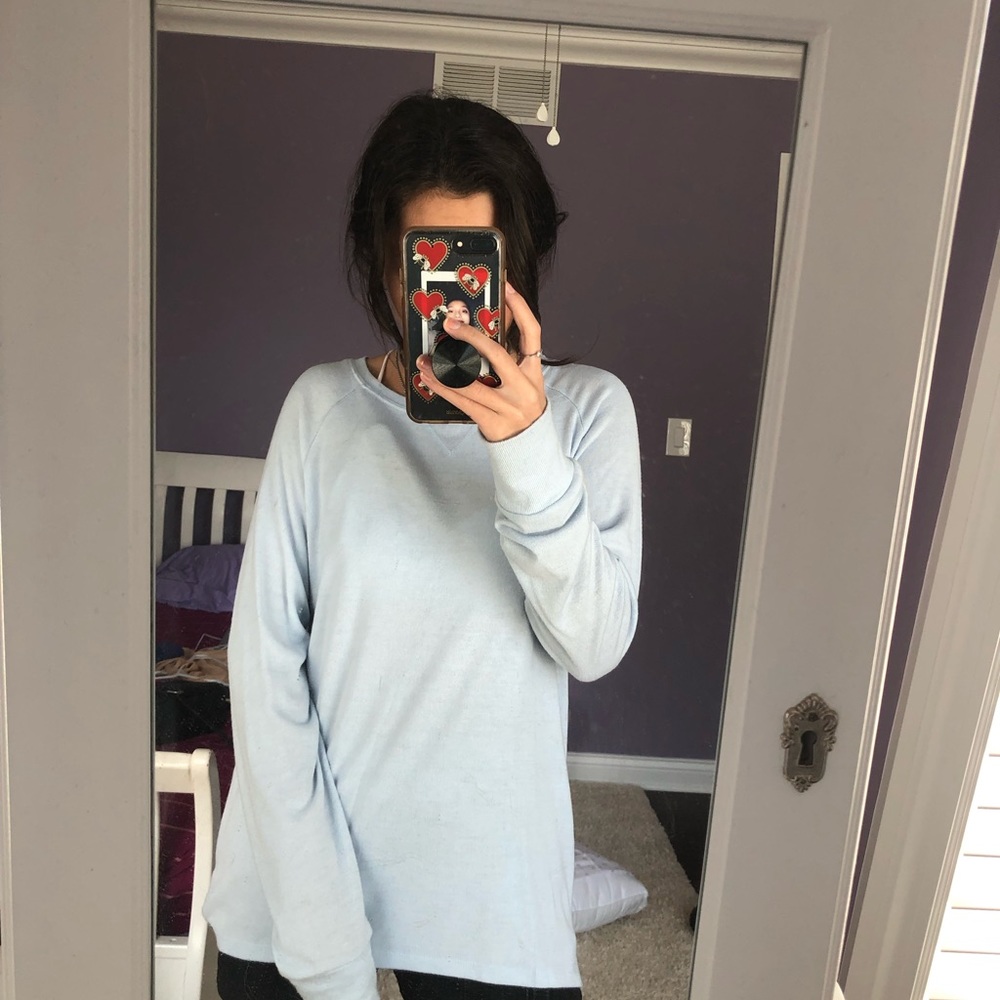 brandy melville blue top
